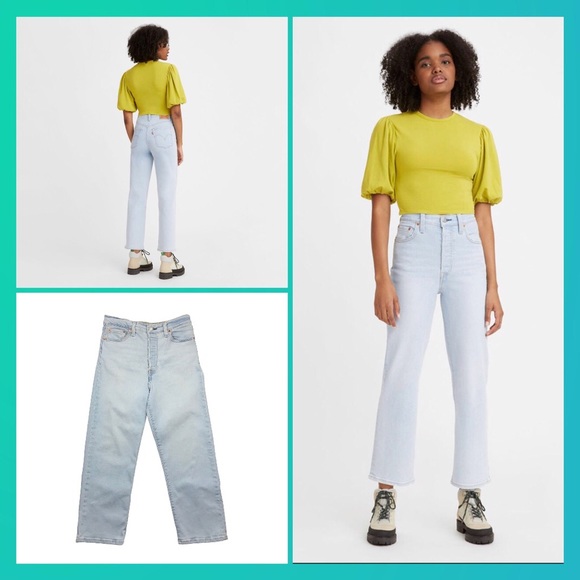 Levi’s Women’s Ribcage Straight Ankle Jeans 29 - Picture 1 of 15